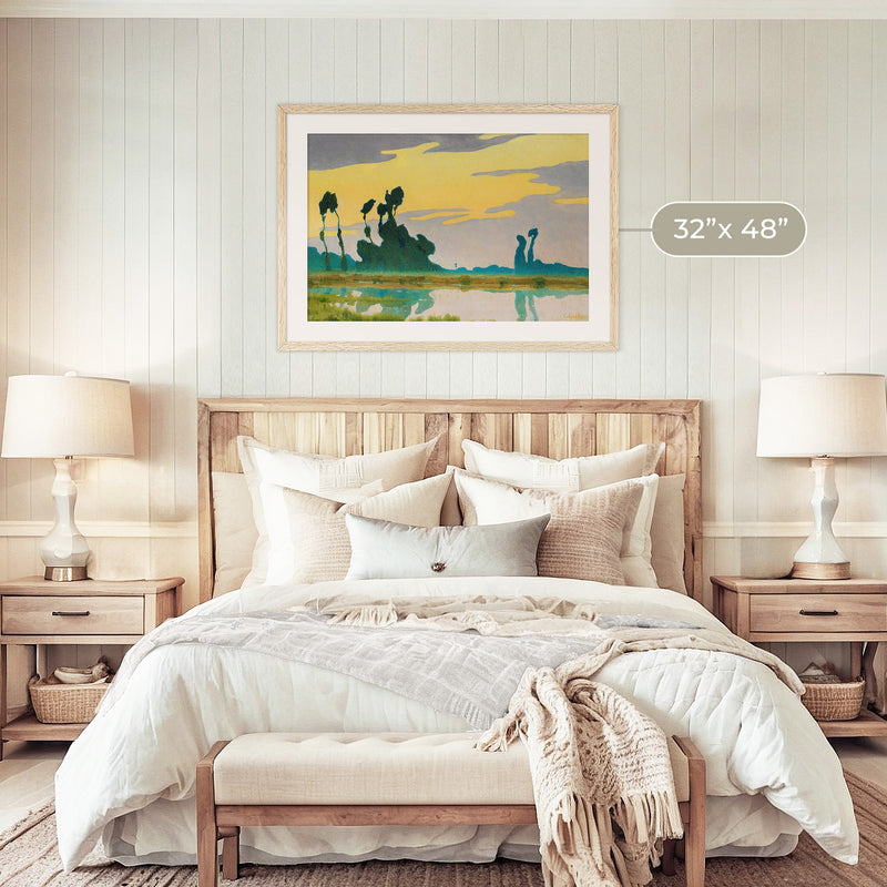 Florida Sunset Watercolor - Sage and Rose Prints