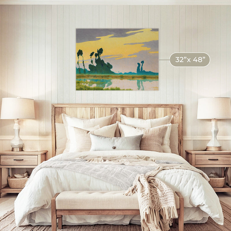 Florida Sunset Watercolor - Sage and Rose Prints