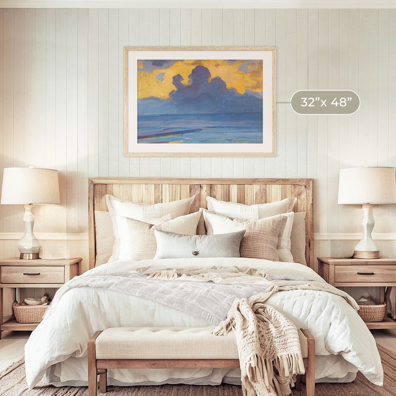 Cloud Sunset in Purple and Yellow - Sage and Rose Prints