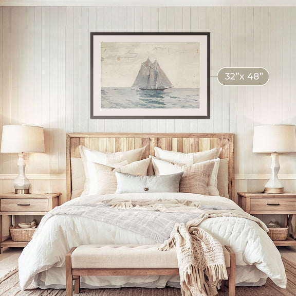 Coastal Package - Bedroom Art C 1x-16 - Sage and Rose Prints