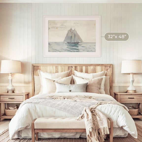 Coastal Package - Bedroom Art C 1x-16 - Sage and Rose Prints