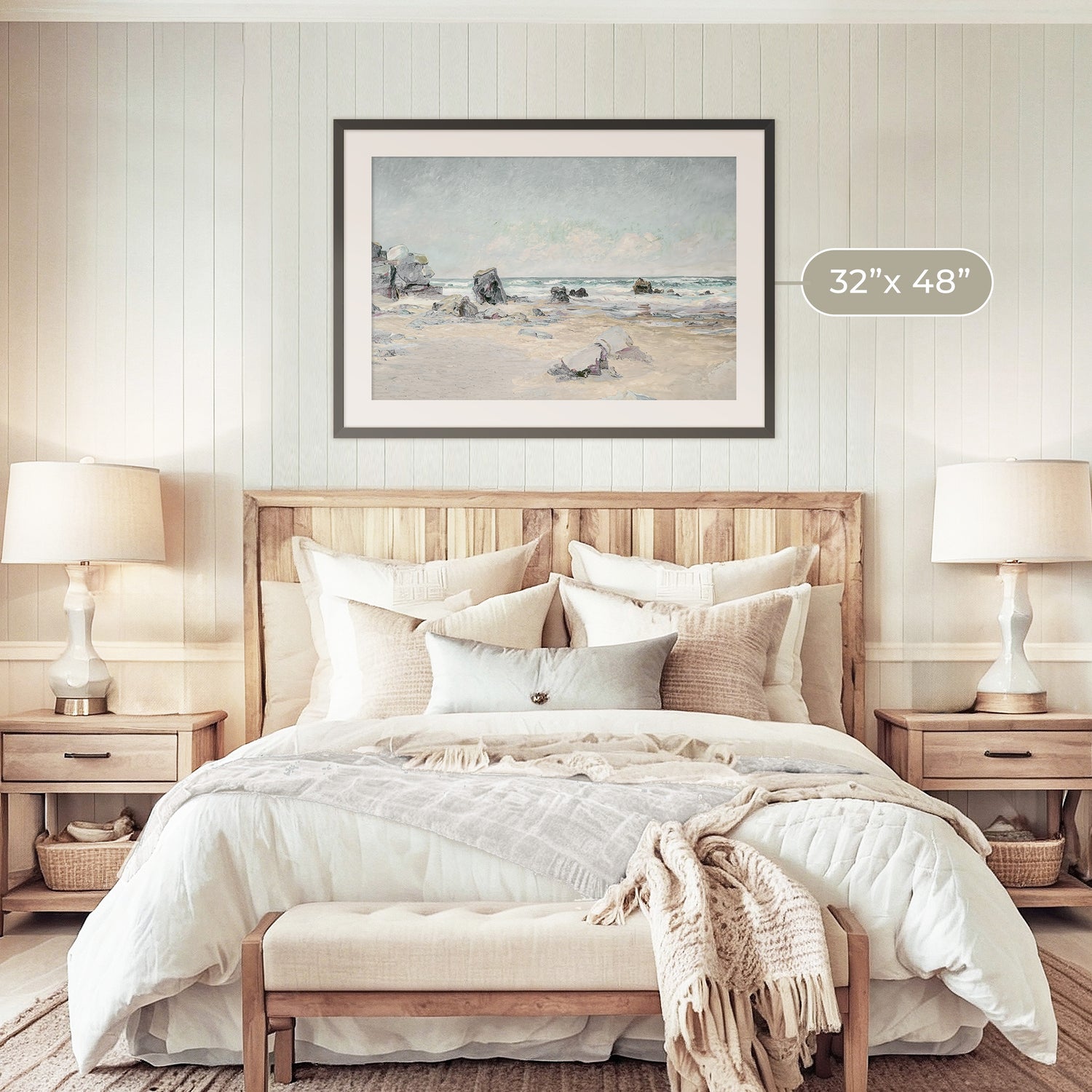 Coastal Package - Bedroom Art A 1x-11 - Sage and Rose Prints