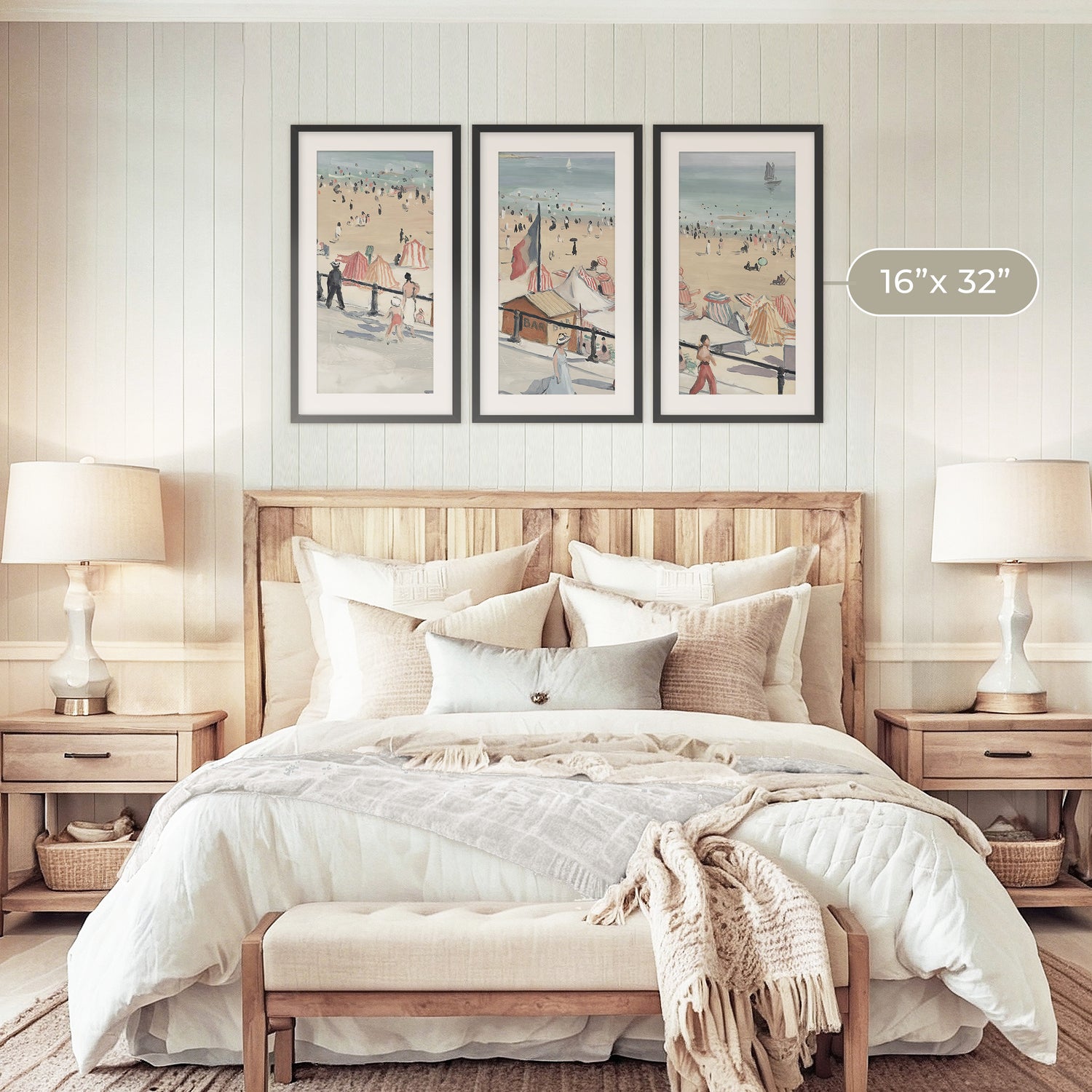 Coastal Wall Art 07-3x - Sage and Rose Prints