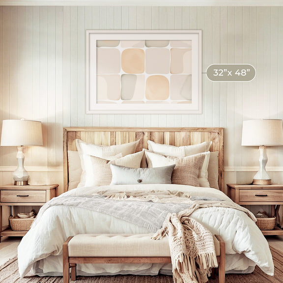 Tan Scandi Wash Patterns - Sage and Rose Prints