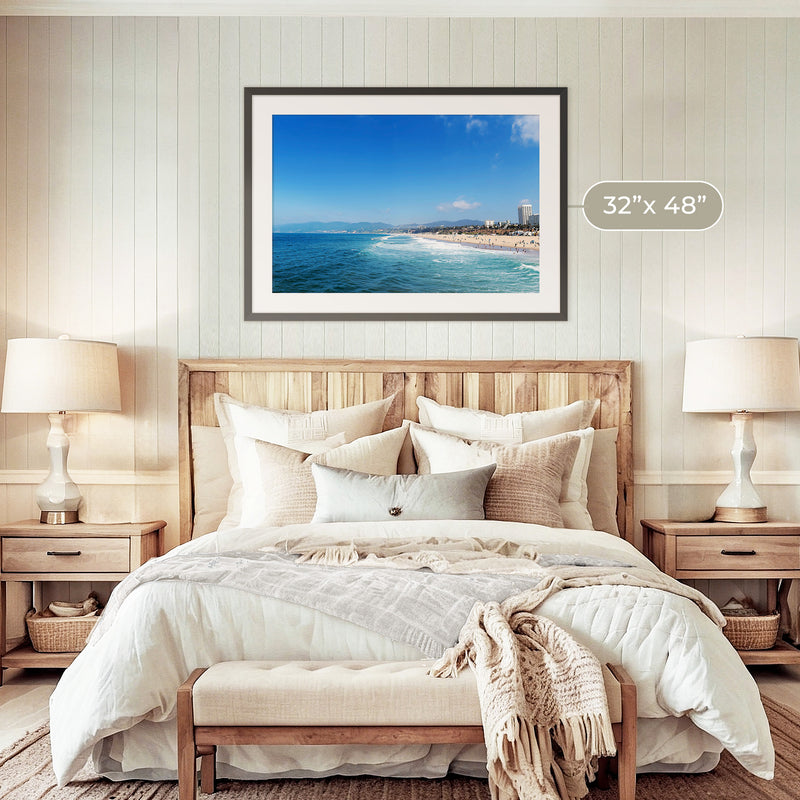 Royal Blue Beach Photo Print - Sage and Rose Prints