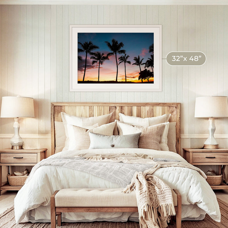 Palm Trees Sunset Photo Print - Sage and Rose Prints