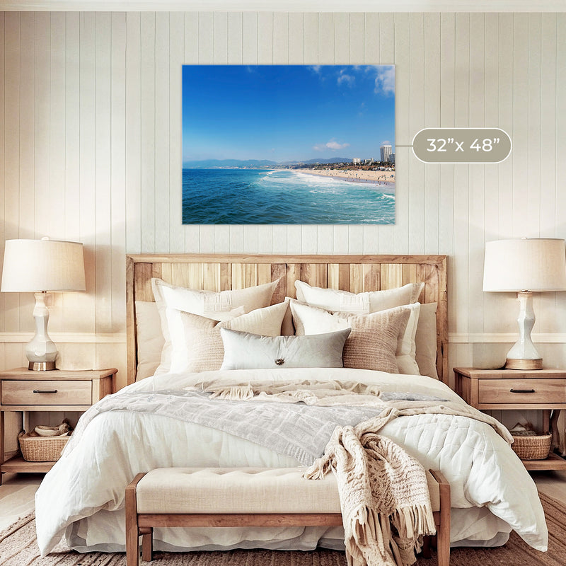 Royal Blue Beach Photo Print - Sage and Rose Prints