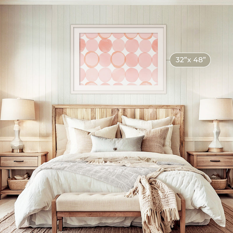 Dusty Rose Lattice - Sage and Rose Prints