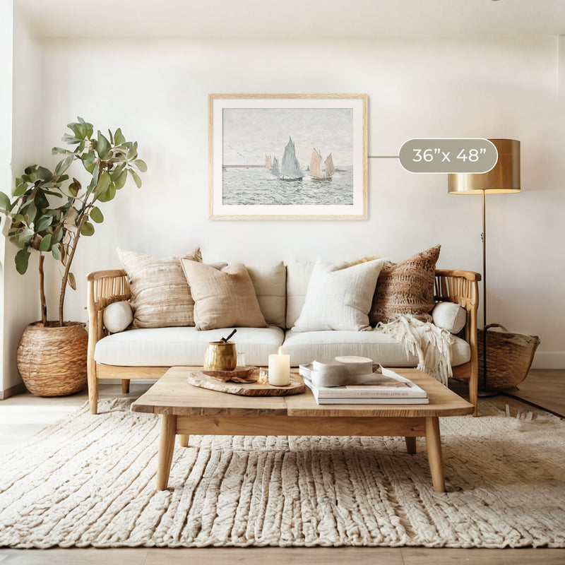 Coastal Sailboat Print 2 - Sage and Rose Prints