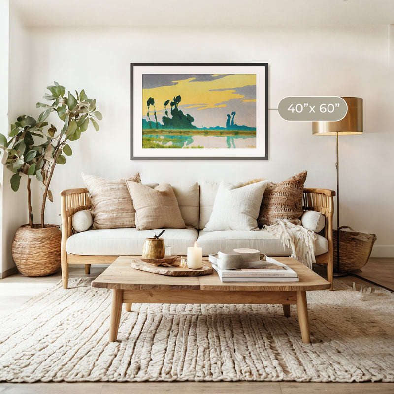 Florida Sunset Watercolor - Sage and Rose Prints