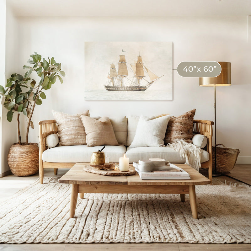 Sailboat Prints No1 - Sage and Rose Prints