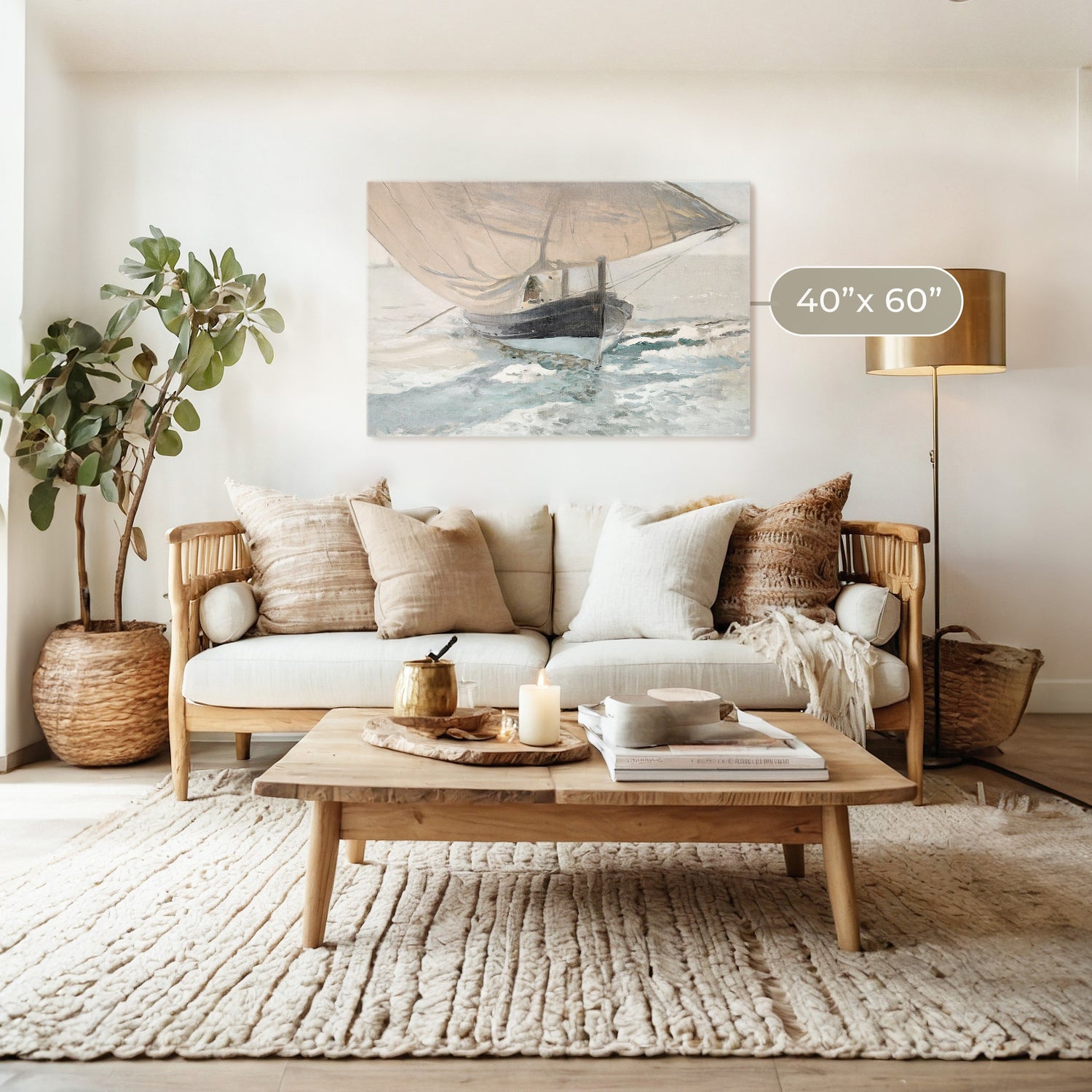 Coastal Wall Art 10-1x - Sage and Rose Prints