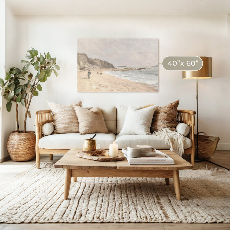 Beach Painting - Sage and Rose Prints