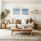 Coastal Package - Living Room E - 2x - Sage and Rose Prints