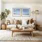 Coastal Package - Living Room E - 2x - Sage and Rose Prints