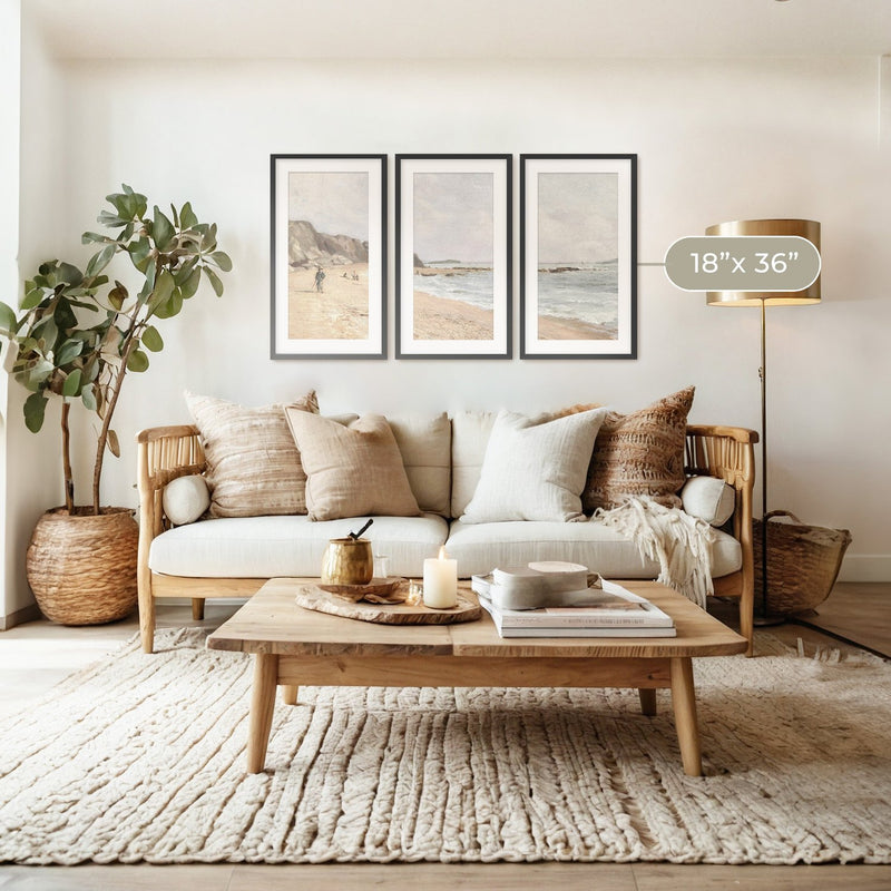 Coastal Wall Art 29-3x - Sage and Rose Prints