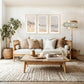 Coastal Package - Living Room F -3x.29 - Sage and Rose Prints