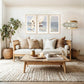Coastal Wall Art 27-3x - Sage and Rose Prints