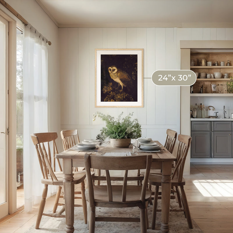 Owl Print - Sage and Rose Prints