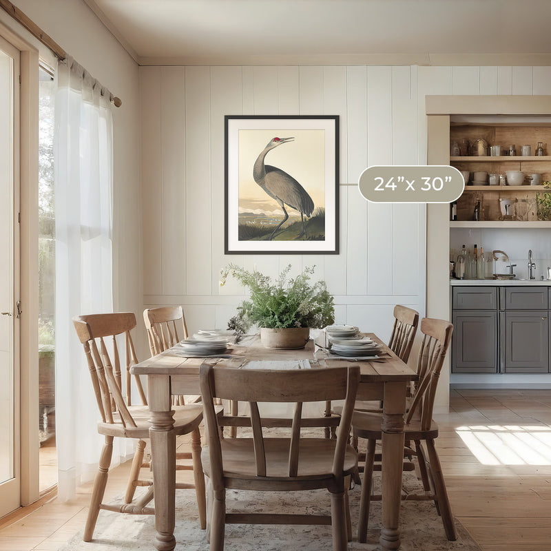 Hooping Crane Print - Sage and Rose Prints
