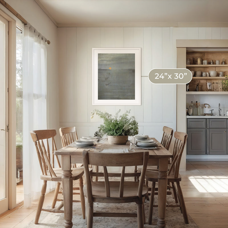 Moonstone Blue Ocean Print No1 - Sage and Rose Prints