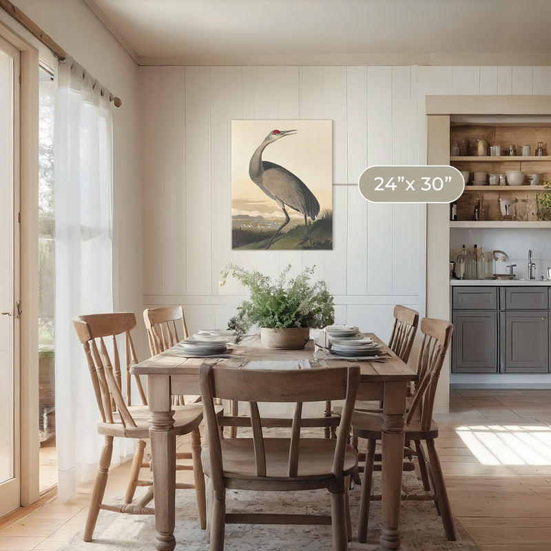 Hooping Crane Print - Sage and Rose Prints