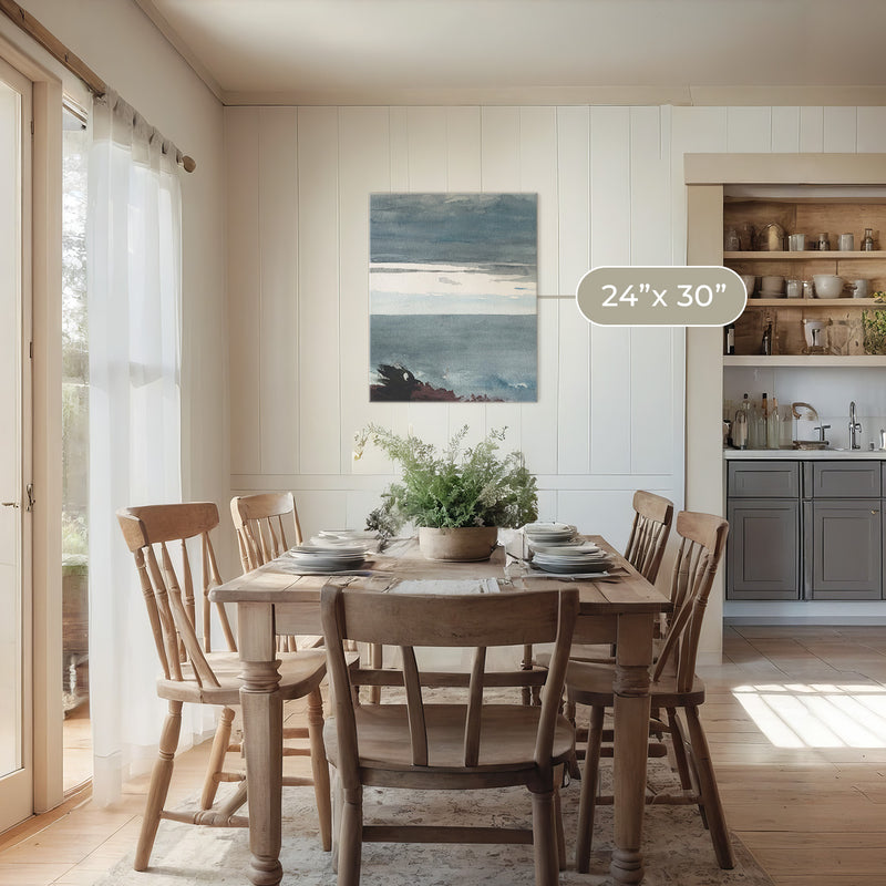 Slate Blue Seascape Print No1 - Sage and Rose Prints