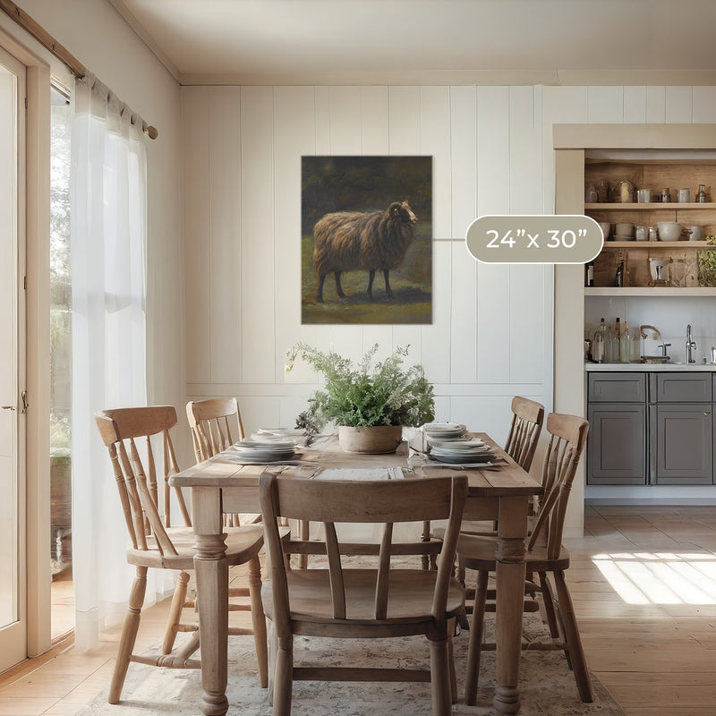 Romanticism Revival Sheep Art Print No1 - Sage and Rose Prints