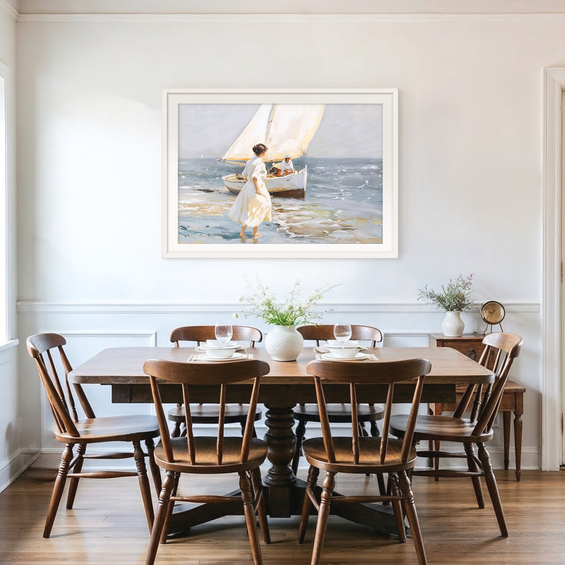 Sailboat Painting - Sage and Rose Prints