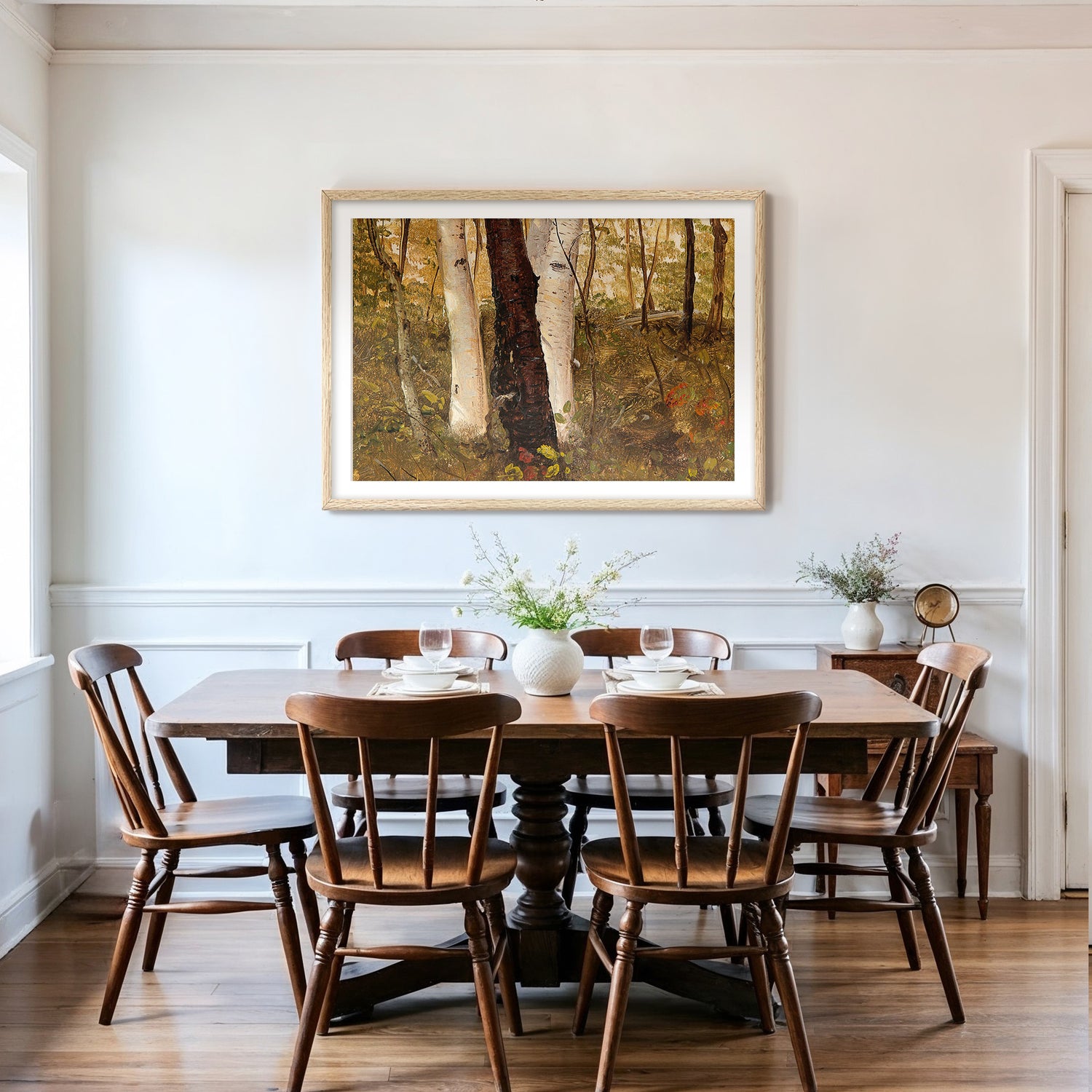 Peaceful Fall Forest Print - Sage and Rose Prints