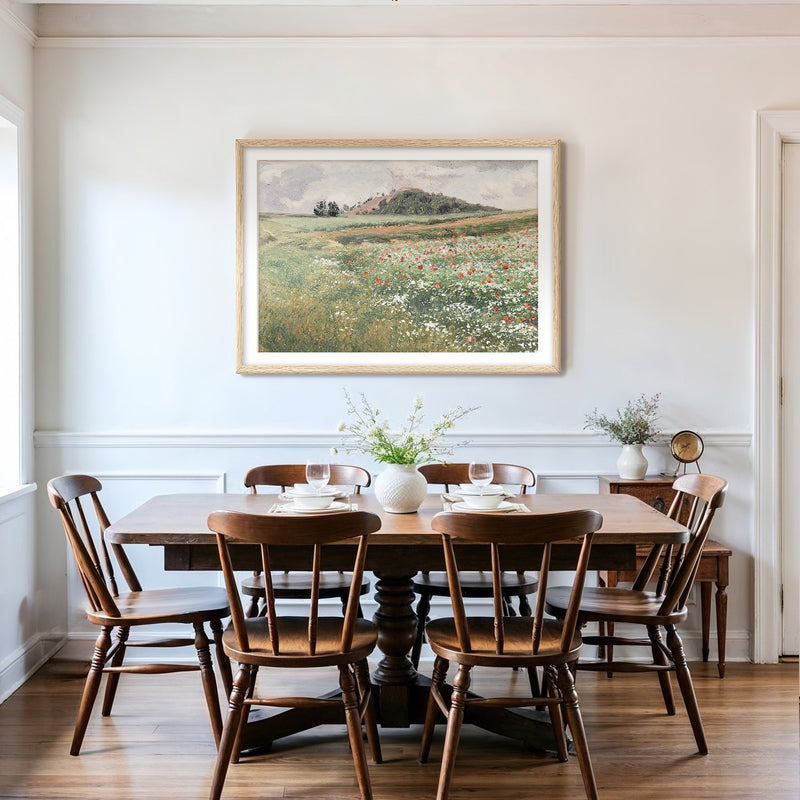 Floral Meadow Art - Sage and Rose Prints