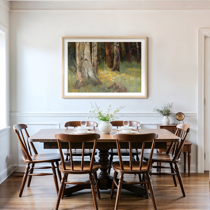Sage Green Forest - Sage and Rose Prints
