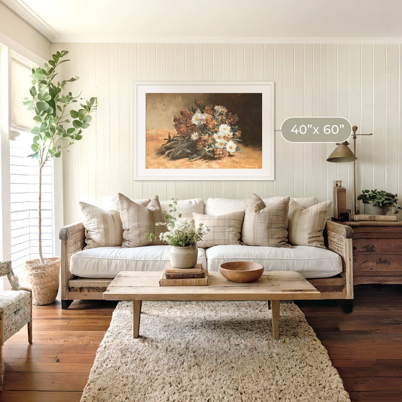 Moody Autumn Bouquet - Sage and Rose Prints