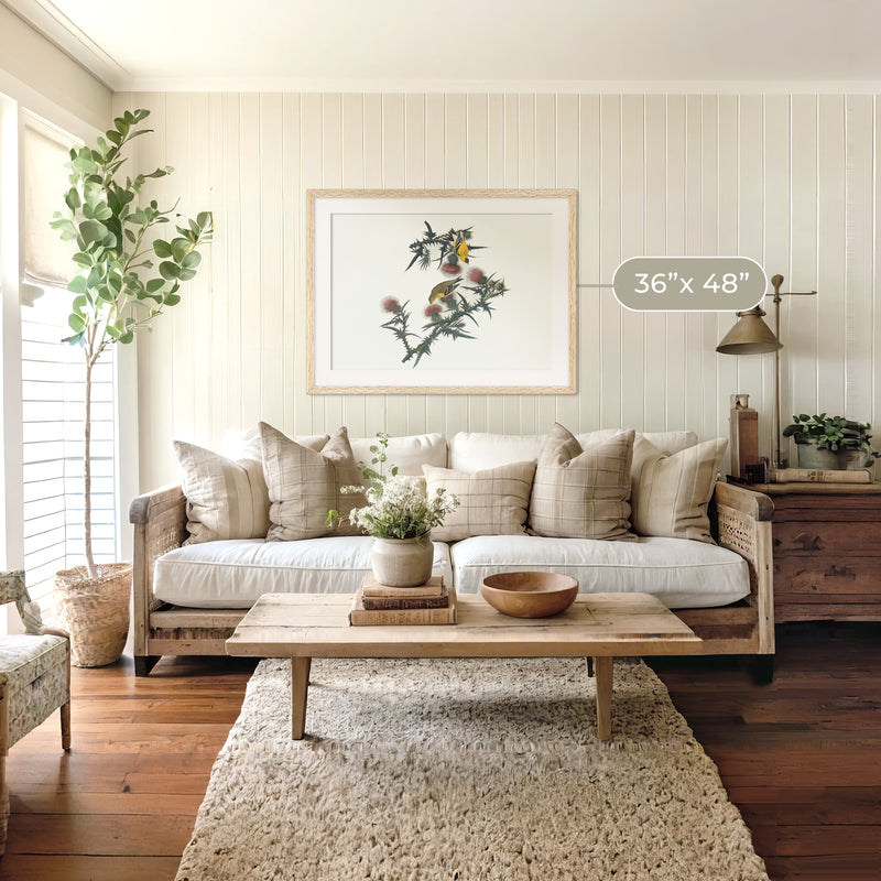 Yellow Bird Artwork 2 - Sage and Rose Prints