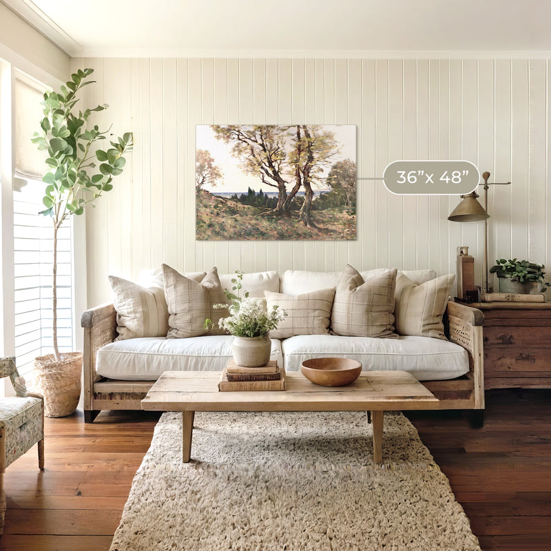 Gilded Nostalgia Trees Painting - Sage and Rose Prints