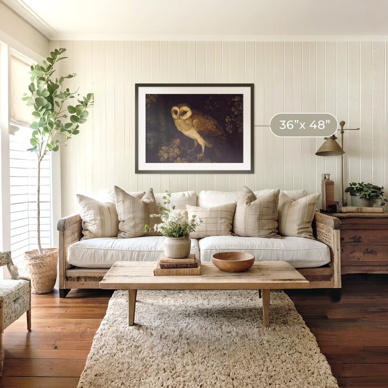 Owl Print 2 - Sage and Rose Prints