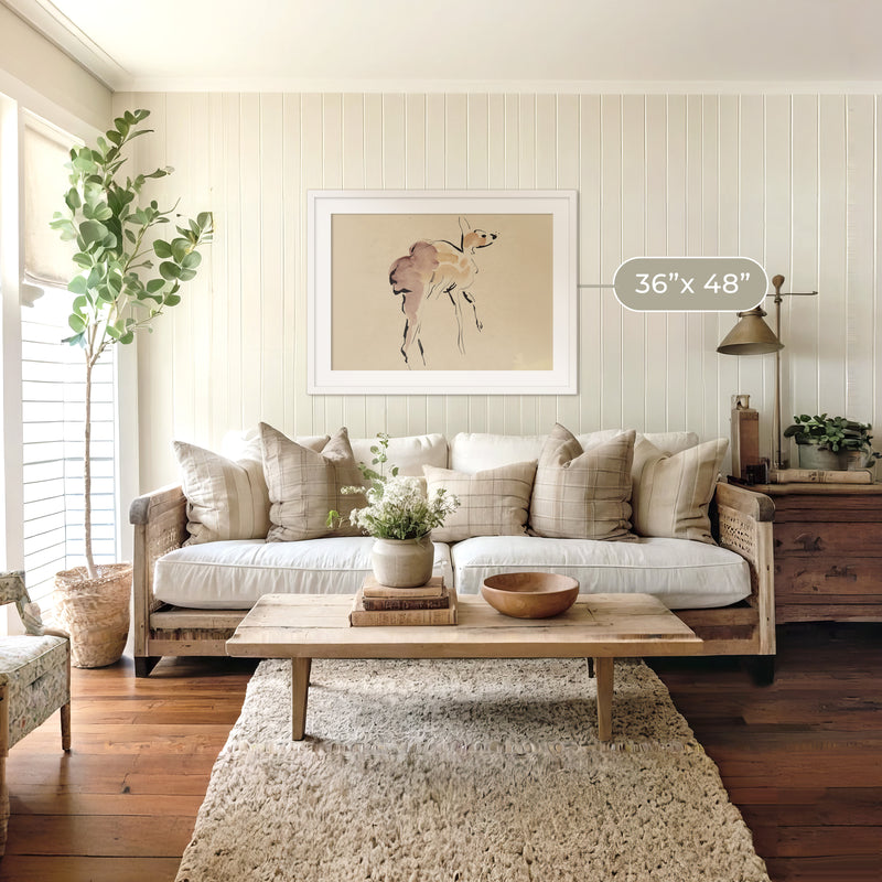 Young Deer - Sage and Rose Prints