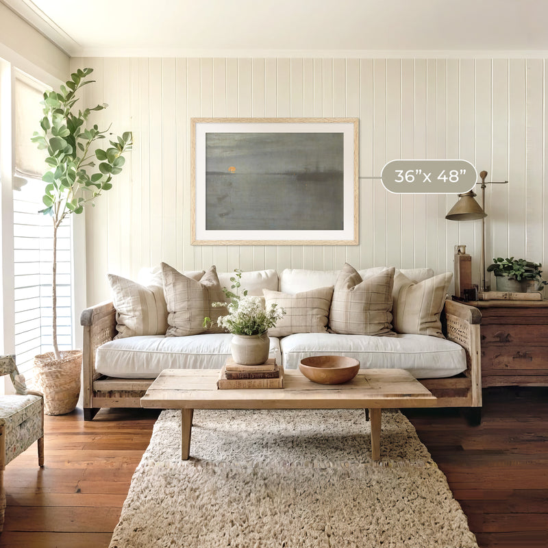 Moonstone Blue Ocean Print No2 - Sage and Rose Prints