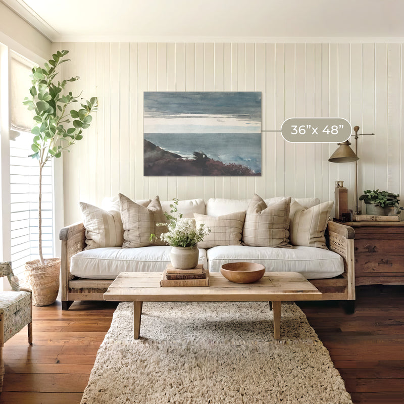 Slate Blue Seascape Print No2 - Sage and Rose Prints