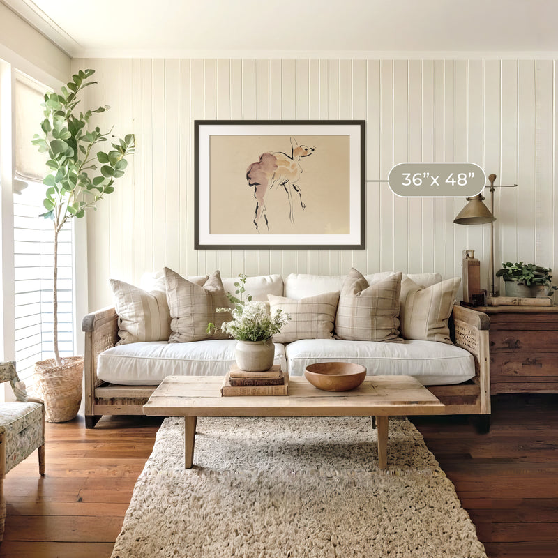 Young Deer - Sage and Rose Prints