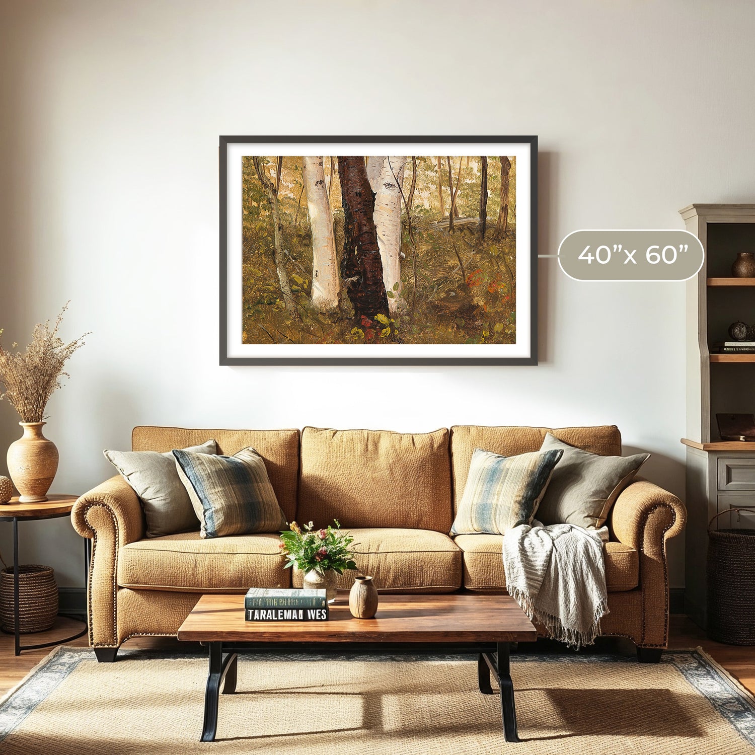 Peaceful Fall Forest Print - Sage and Rose Prints