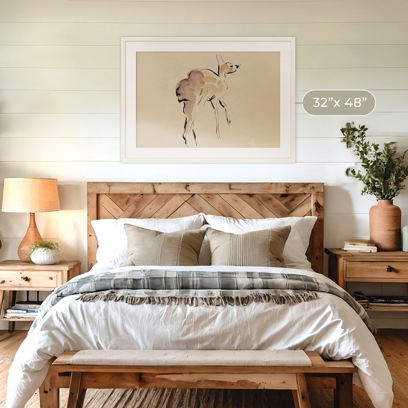 Young Deer - Sage and Rose Prints