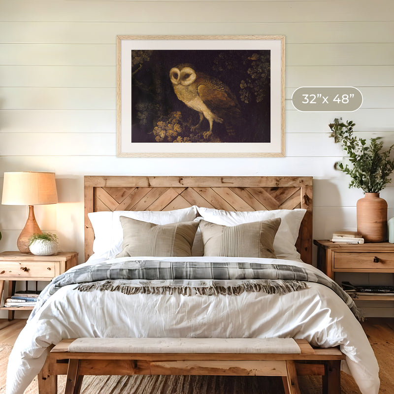 Owl Print 2 - Sage and Rose Prints