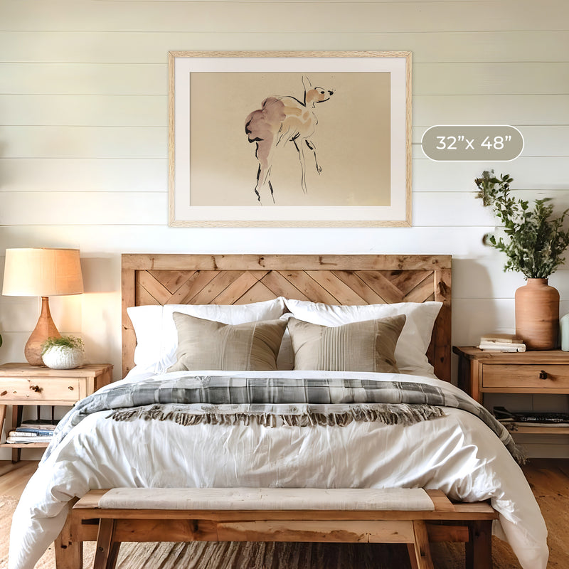 Young Deer - Sage and Rose Prints