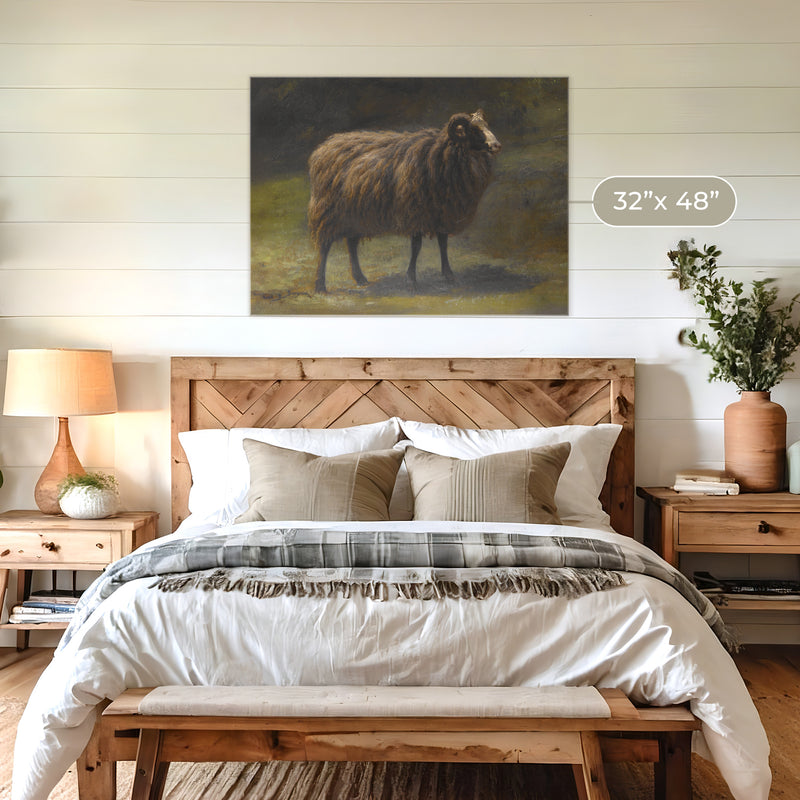 Romanticism Revival Sheep Art Print No2 - Sage and Rose Prints