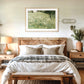 White Wildflower Landscape Print - Sage and Rose Prints