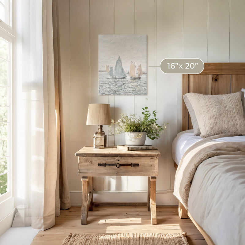 Coastal Sailboat Print - Sage and Rose Prints