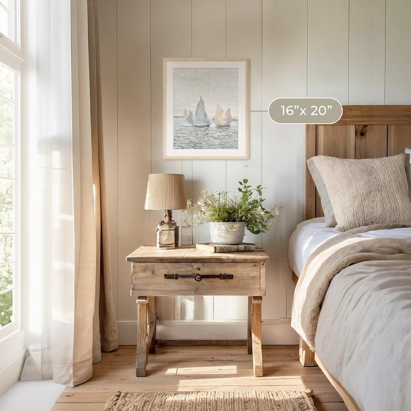 Coastal Sailboat Print - Sage and Rose Prints