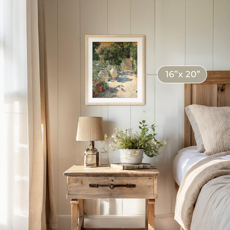 Cottage Garden in Bloom - Sage and Rose Prints