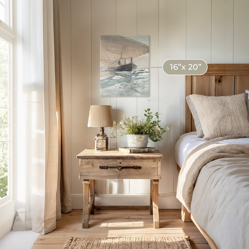 Vintage Sailboat Print - Sage and Rose Prints